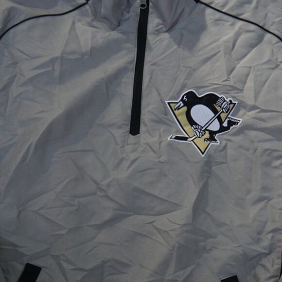 Pittsburgh Penguins Jacket Mens XL Carl Banks G-III Windbreaker - Picture 3 of 7